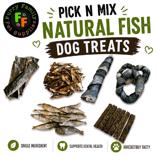 Natural Dog Treats FISH Pick N Mix Selection