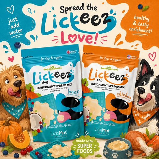 Supernature X Lickimat®  Lickeez Spread For Dogs & Puppies 100g