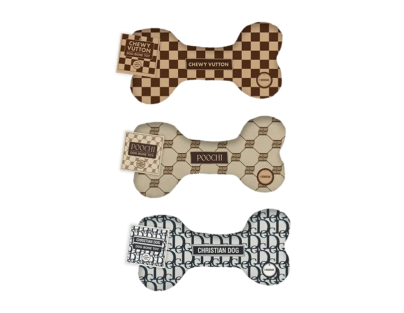Luxury Dog Toy Bone