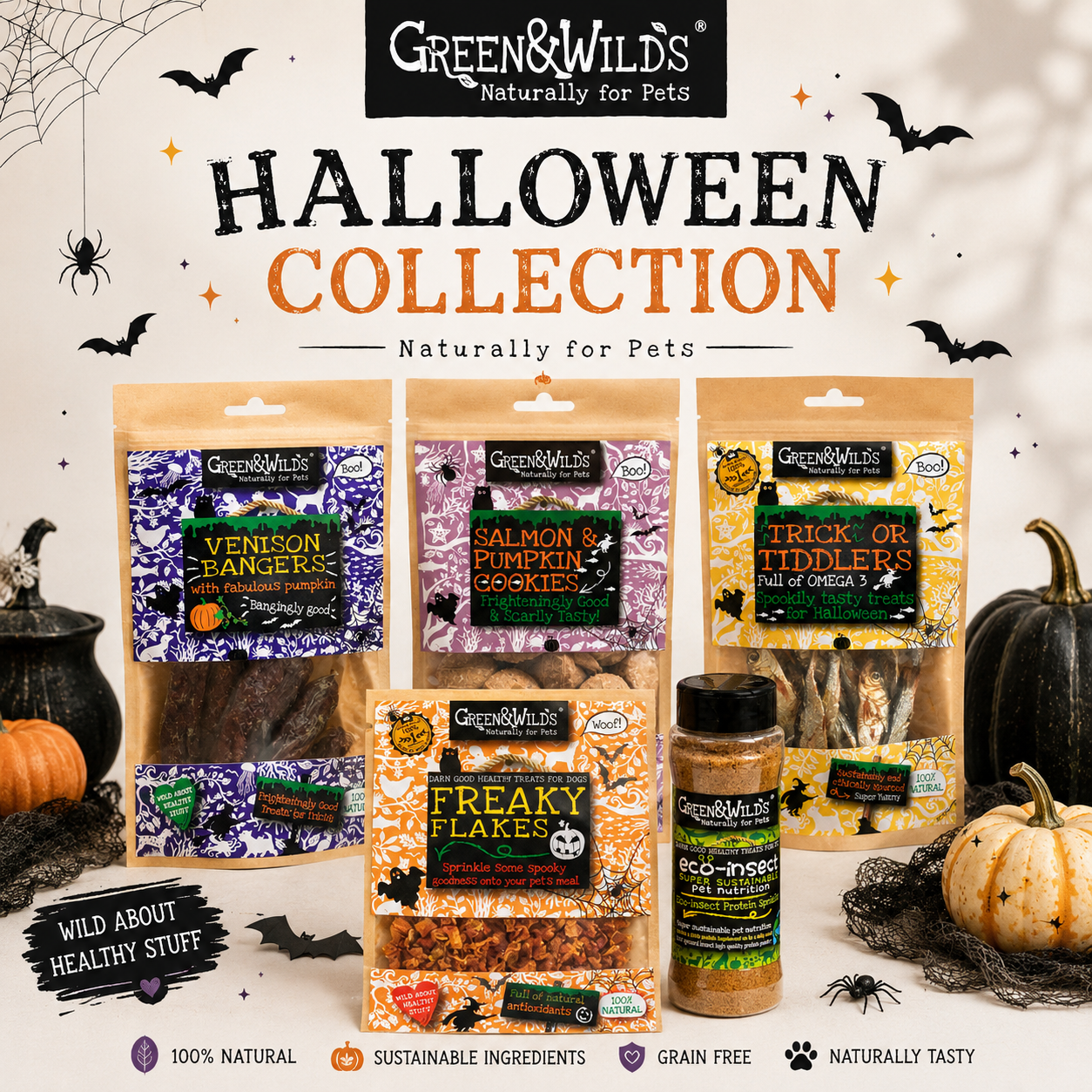 Green & Wilds Dog Treats Halloween