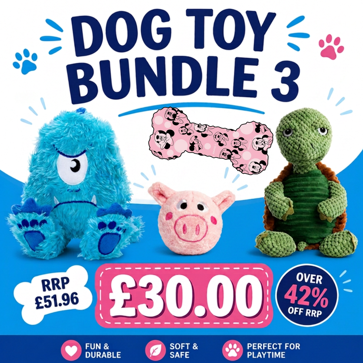 SATURDAY EXCLUSIVE DOG TOY BUNDLES