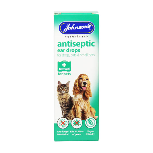 Johnson's Vetinary Antiseptic Ear Drops for Cats and Dogs