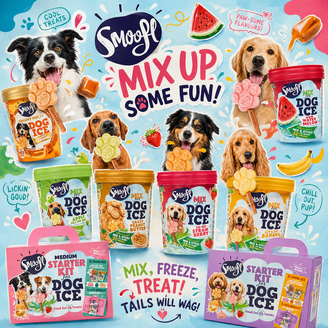 Smoofl Dog Ice Cream & Kits