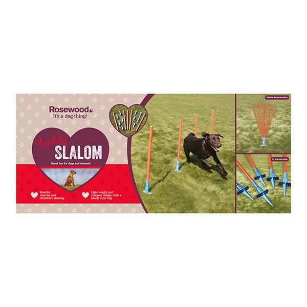 Dog Agility Slalom with Bag