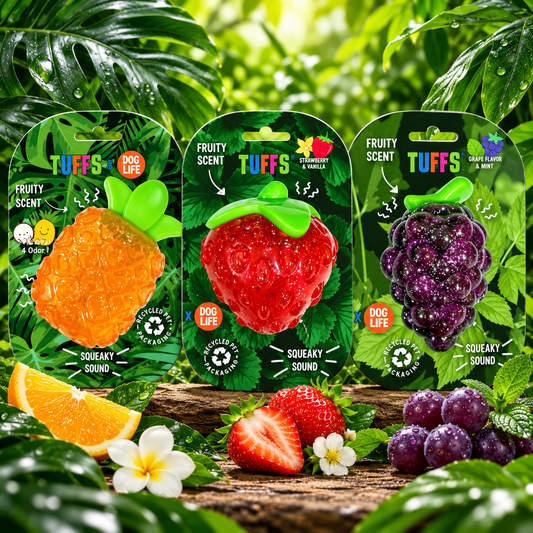 Tuffs x Fruity Scented Dog Toys