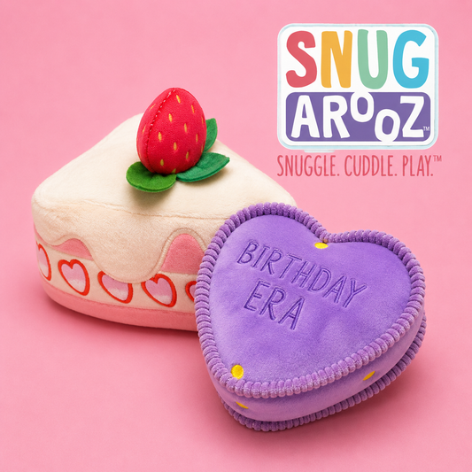 COMING SOON Dog Toy SnugArooz Birthday Era & Piece of Cake