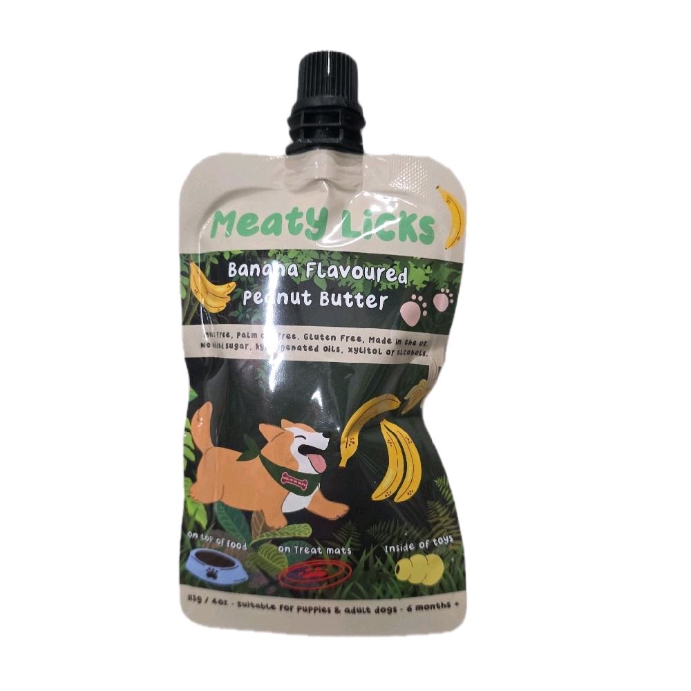Meaty Licks Flavoured Peanut Butter for Dogs