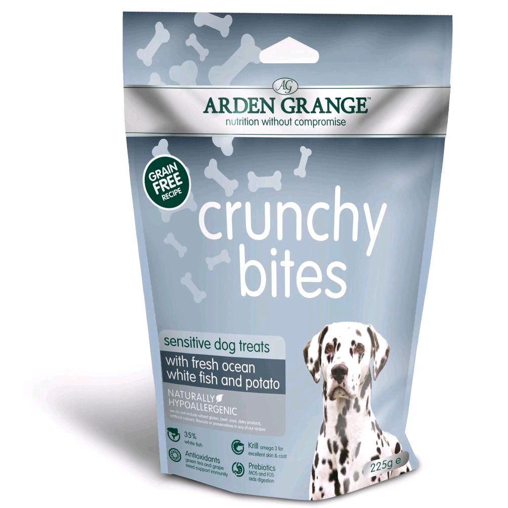 Arden Grange Crunchy Bites Dog Treats 225g