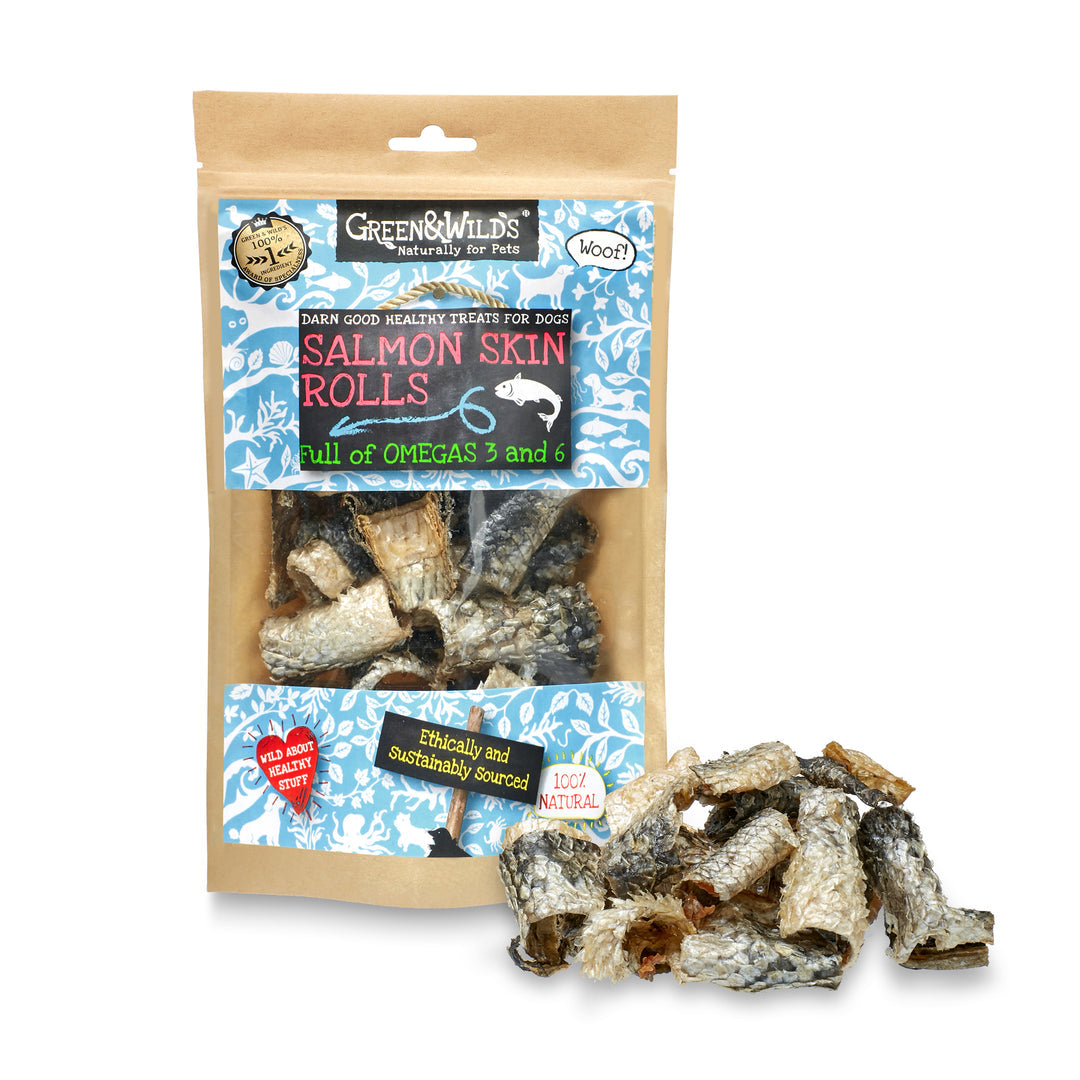 Green & Wilds Dog Treats Fish Collection