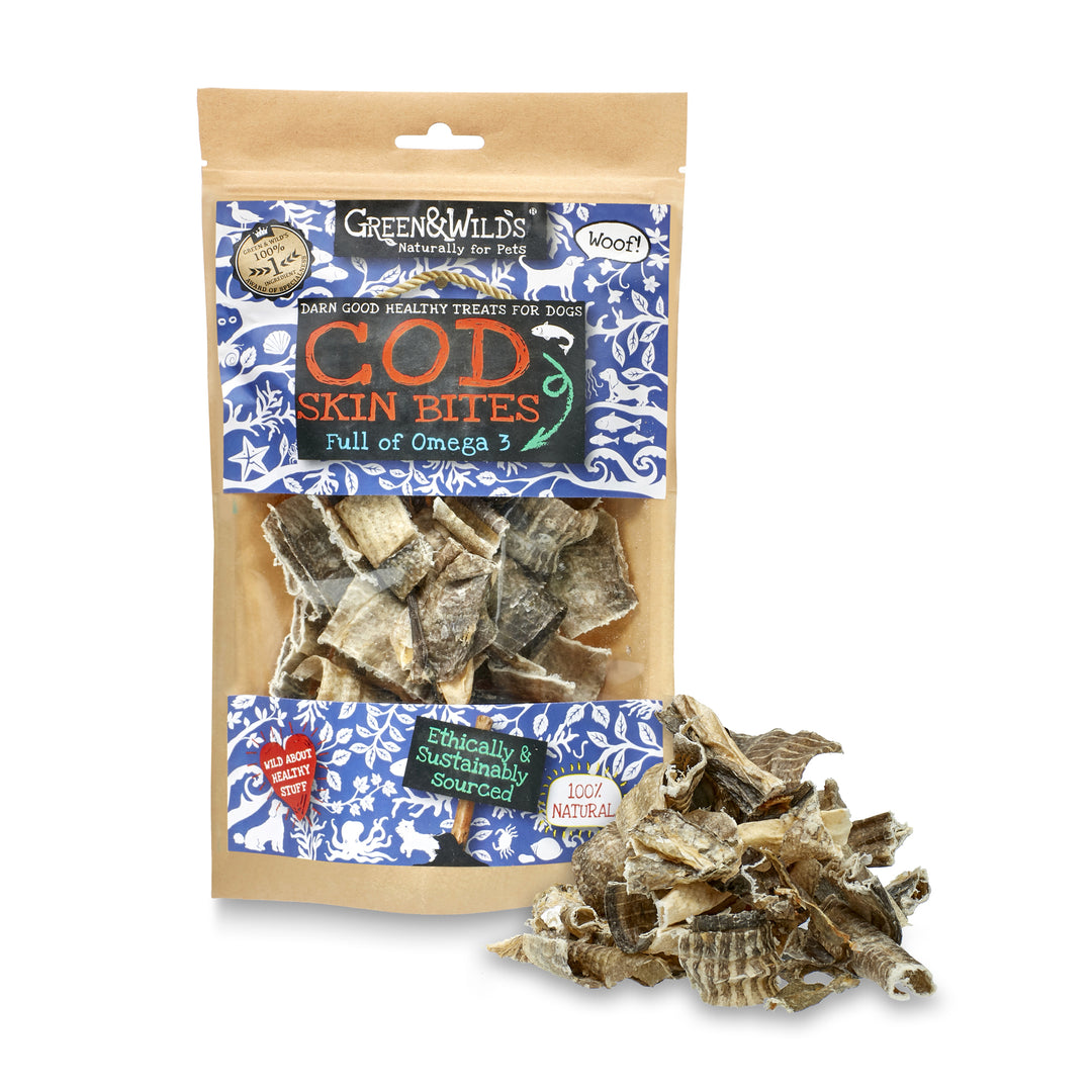Green & Wilds Dog Treats Fish Collection