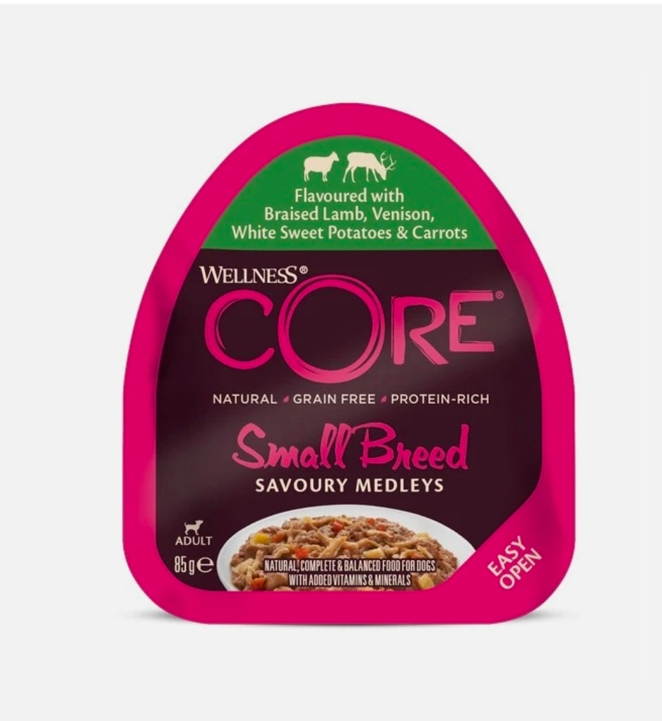 Wellness CORE Small Breed Dog Food Trays 85g