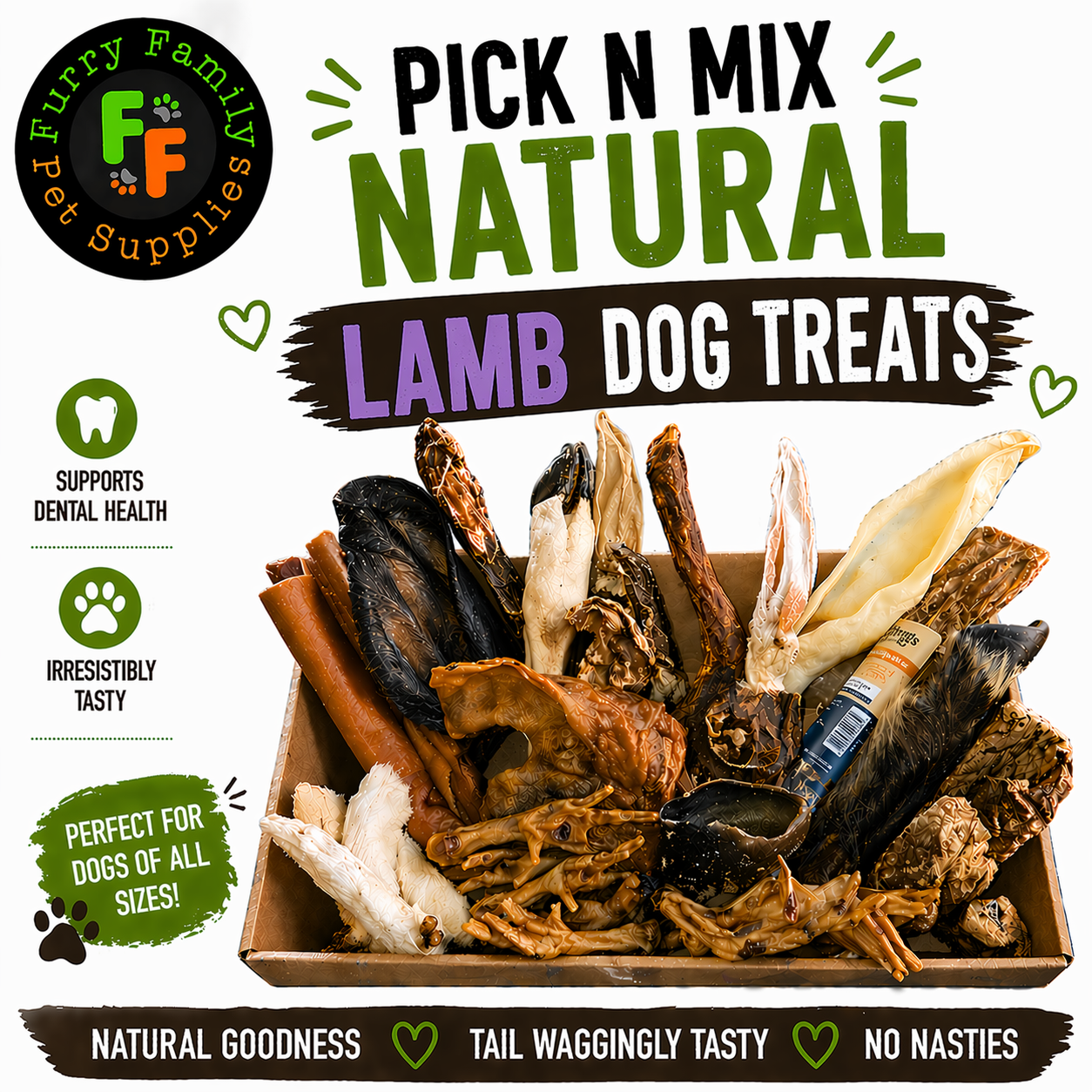 Natural Dog Treats LAMB Pick N Mix Selection