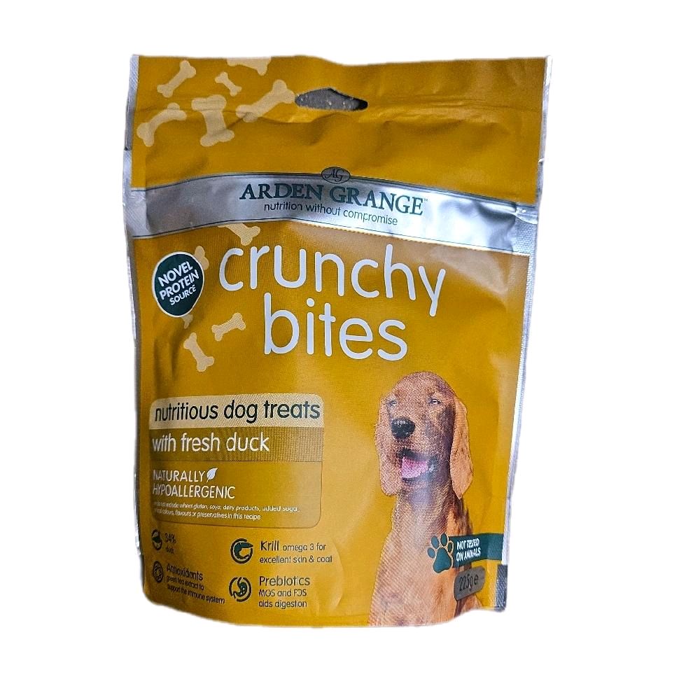 Arden Grange Crunchy Bites Dog Treats 225g