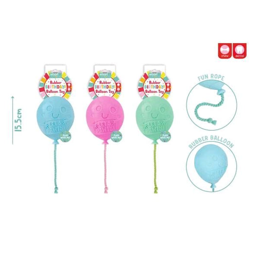 Dog Toy Birthday Rubber Balloon