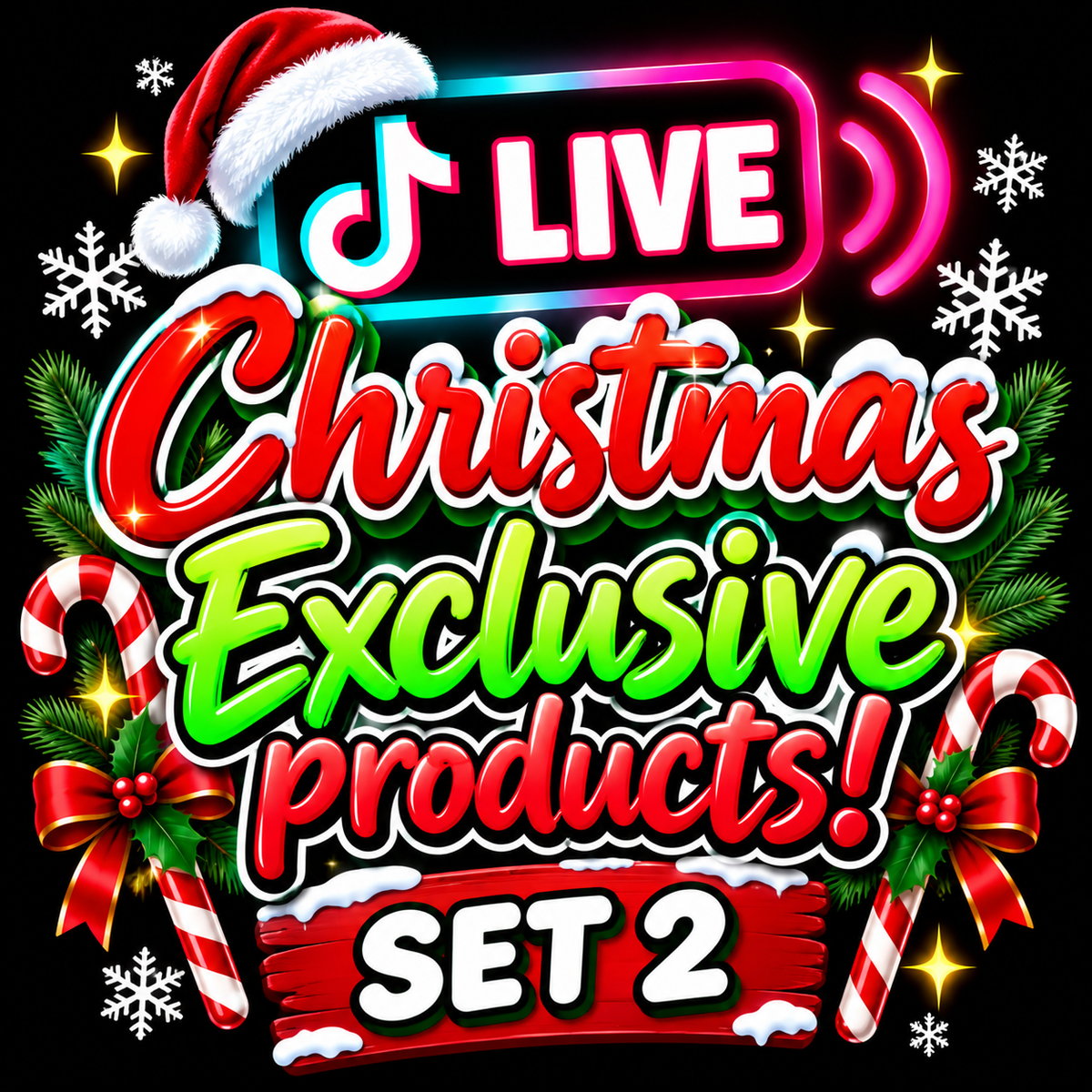 TIKTOK LIVE EXCLUSIVE PRODUCT SET