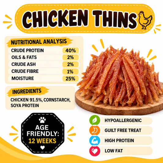 Chicken Breast Thins Dog Treats