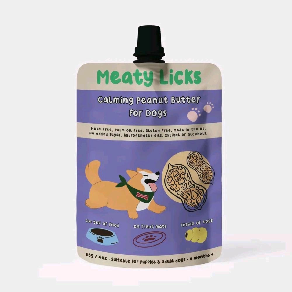 Meaty Licks Flavoured Peanut Butter for Dogs