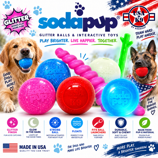 SodaPup Dog Toys - Balls & Sticks
