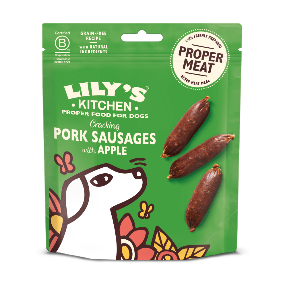 Lily's Kitchen Pork Sausages with Apple 70g