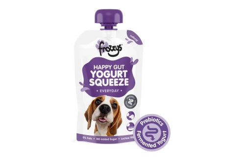 Frozzys Happy Gut Natural Yogurt Squeeze Dog Treat 100g