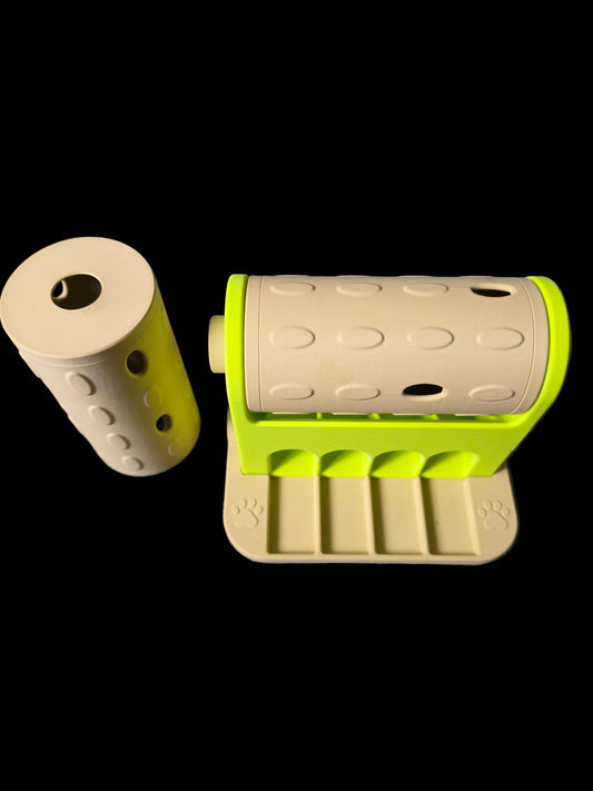3D Printer Treat Dispensing Dog Toys Roller on Stand